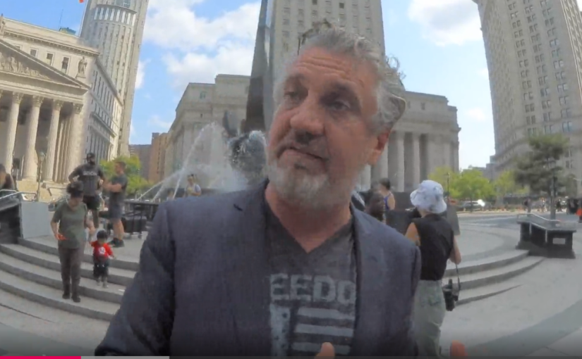A Conversation with Del BigTree of The HighWire prior to speaking at this New York Freedom Rally organized 1st amendment action Foley Square NYC 9-13-21 that bares repeating   … ??? …