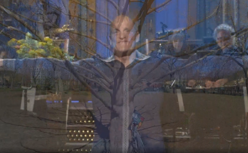 Woody Harrelson Leans Against a Tree as i Show How One Robs a Bridge a Nation & Expose the Technocratic Mechanism of Modern Tyranny